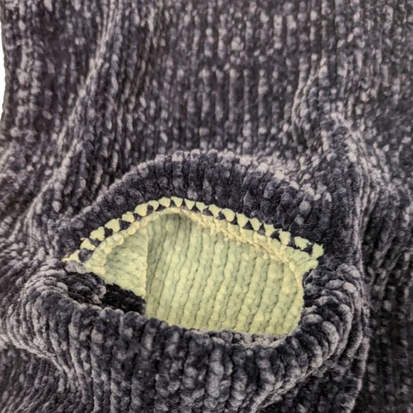 Anthropologie Moth Oversized Chenille Cardigan Sweater Womens XS Navy Blue - Picture 10 of 10